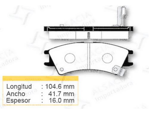 Pastillas Freno Para Hyundai Atos Gls 1.0 1998 2003 Del