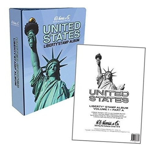 Harris Usa Liberty Stamp Album Con Fotos - Ilustraciones Par