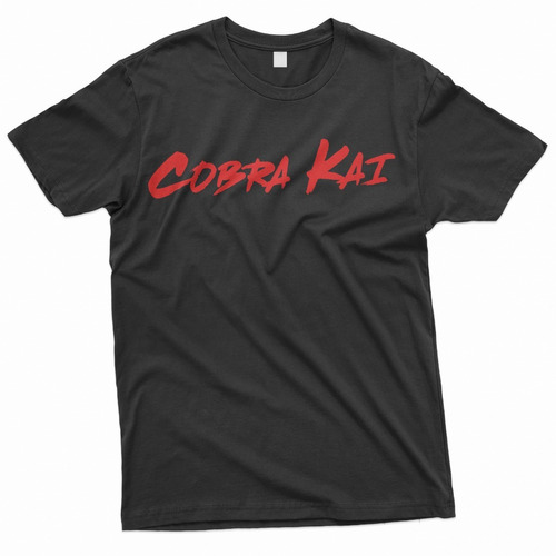 Remera De Cobra Kai / Algodón Premium / Series De Netflix