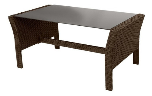 Juego De Jardin Sillas Sillones Mesa 4 Pzas Simil Ratan