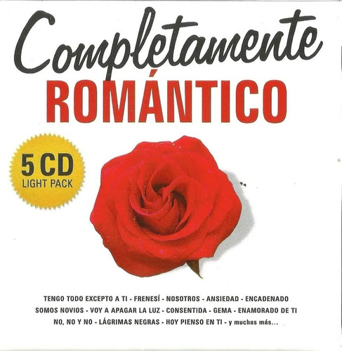 Completamente Romántico | 5 Cds. Música Nueva
