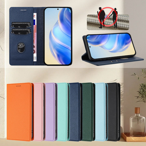 Funda Tipo Cartera De Piel Para Cubot Note 40/p50/a10/a20/a30/max Con 5 Ranuras Para Tarjetas, Estilo Empresarial, Bloqueo Rfid