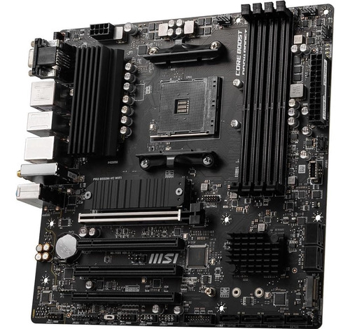 MSI B550m-Itx/Ac Negro AMD Ryzen DDR4 64GB.
