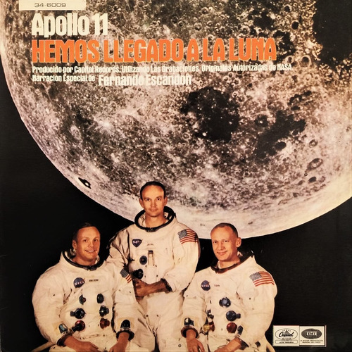 Apollo 11 - Hemos Llegado A La Luna C/ Libro  Lp 