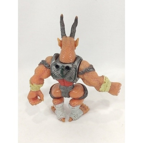 Boneco Antigo Guerreiro Chifrudo Medieval Monstro (Usado)