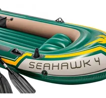 Comprar Bote Gomon Intex Seahawk 4 Personas Remos E Inflador Kayak