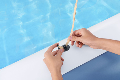 Alberca Inflable C/toldo 2.54x1.78x1.40 54449 Bestway Color Azul