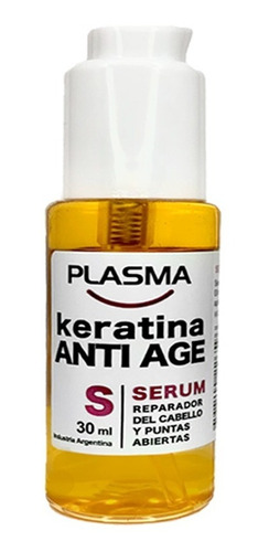 Serum Reparador De Puntas Keratina Anti Age Plasma 30ml