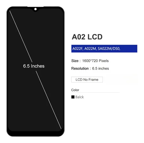 Aplicable Pantalla Táctil Lcd Para Galaxy A02 Sm-a022