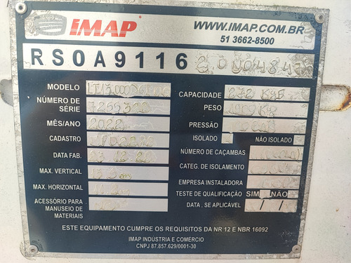 Iveco Tector 170e21 Ano 2022 Cesto Aéreo Outher Side Isolado