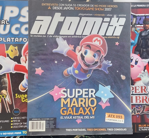 Lote 6 Revistas Gamers/gamerush/egm/atomix/gamemaster/t&t (Usado)