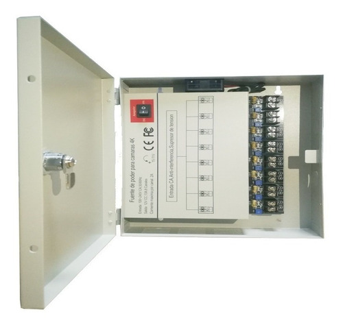 Fuente De Poder Saxxon Psu1213d8h Para Cámaras De Vigil /vc