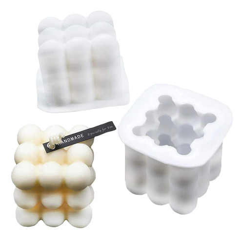 Molde Cubo De Esferas Para Velas, Resina, Repostería.