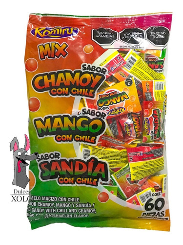 Dulces Komiru Mix 60 Piezas