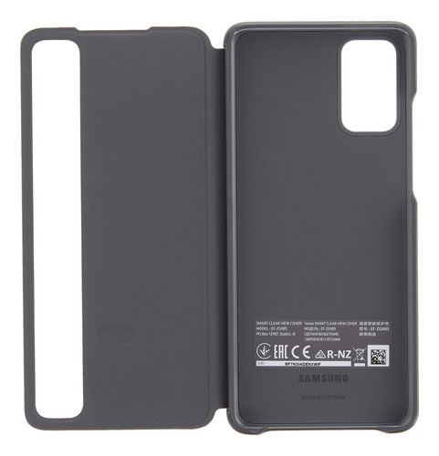 Funda Con Tapa Para Samsung Galaxy S20+ Plus S-view, Color Gris