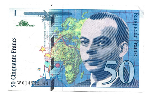 Liquido Billete De Francia 50 Francos 1994