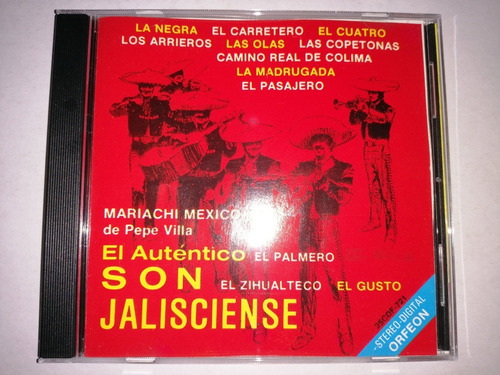 Pepe Villa El Autentico Son Jalisciense Cd Usa Ed 1989 Mdisk