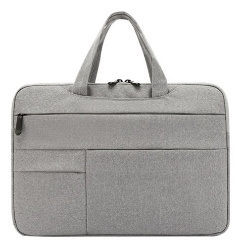 Bolso De Mano Pofoko C510 Impermeable Gris Para Portátil La