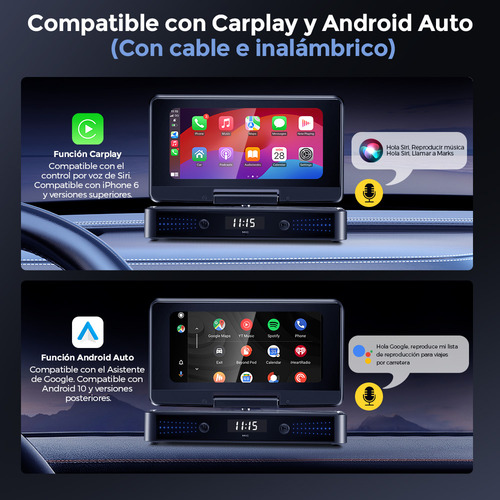 Estéreo 1din Hd Táctil Bluetooth Mirrorlink De 7 Pulgadas Con Cámara