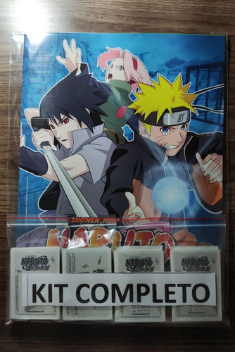 Álbum De Figurinhas Naruto Shippuden Completo Para Colar (Usado)