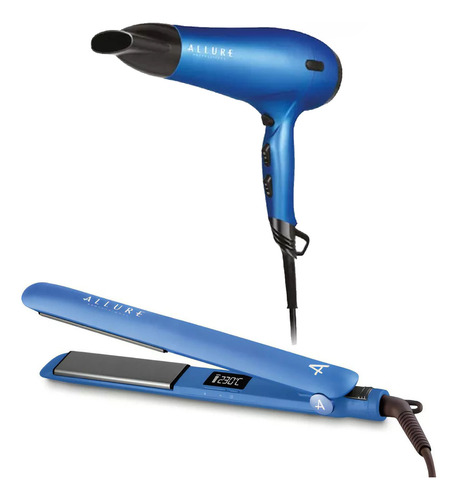 Combo Allure Secador Titanium Ionico + Planchita Alisado Cs