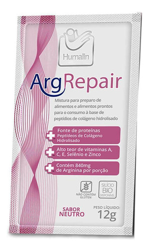 Suplemento Alimentar Solúvel Argrepair Sabor Neutro Humalin