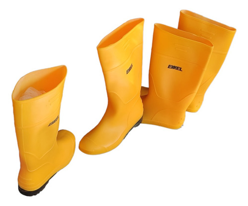 Resistentes Botas De Goma Pvc Exxel Impermeables