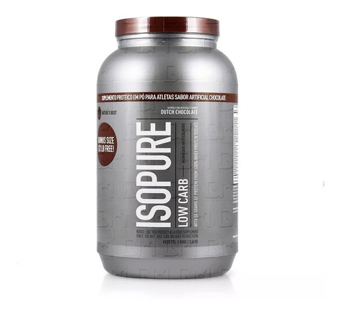 Isopure 3lb 1,36kg Zero Carboidratos Zero Lactose Puro 