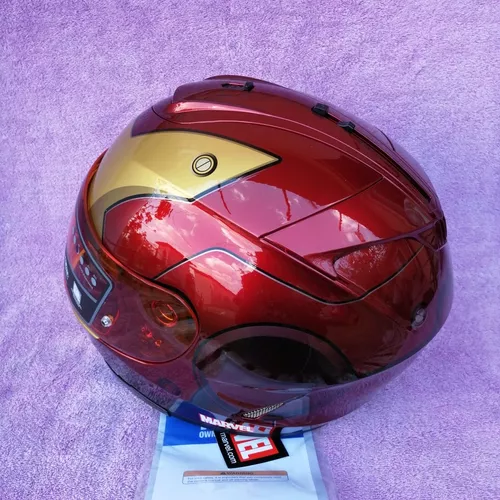 El CASCO de MOTO de IRON MAN de HJC