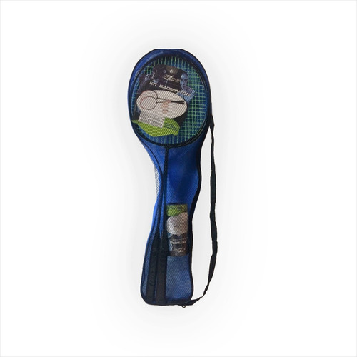 Kit Badminton C/raquetes Petecas Bolsa Transporte Jogo Novo