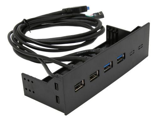 Hub De Panel Frontal Usb 3.0 De 5,25 Pulgadas, 4 Puertos, 5