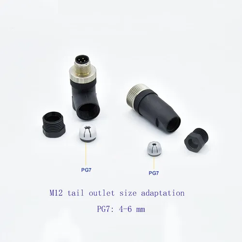 Fowiunye Conector Macho M12 De 8 Pines, Conector Circular In
