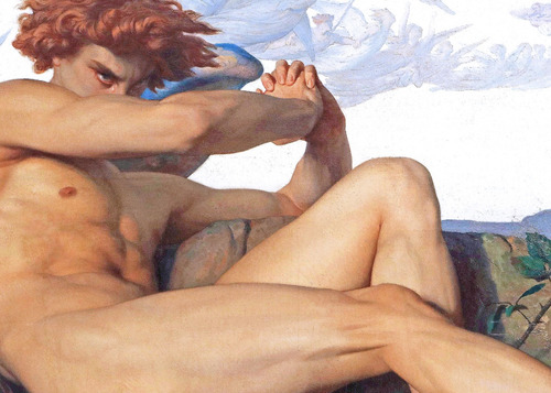 Cuadro El Angel Caído - Alexandre Cabanel Del Año 1847 --