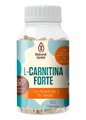 L-carnitina Forte 600mg Dieta Para Control De Peso 120 Caps