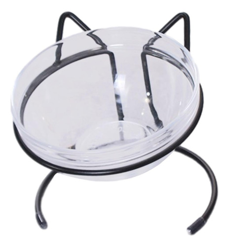 Cuenco Elevado Para Comida De Gatos, Soporte De Metal, Base