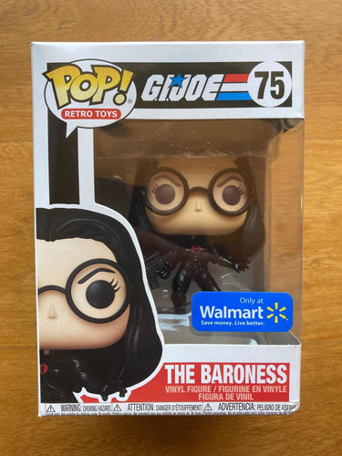 Funko Pop! The Baroness! #75! Walmart Exclusive! G.i Joe!
