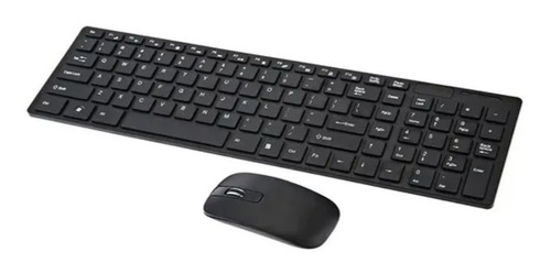 Combo Teclado Mouse Inalámbrico Ultra Delgado Protector Tecl