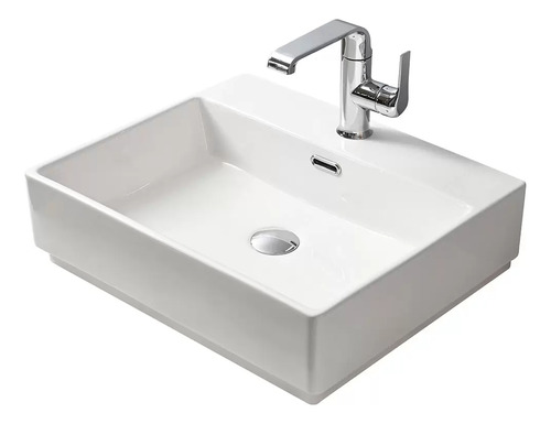 Lavabo Rectangular Premium Lazza Con Grifo Moorefield