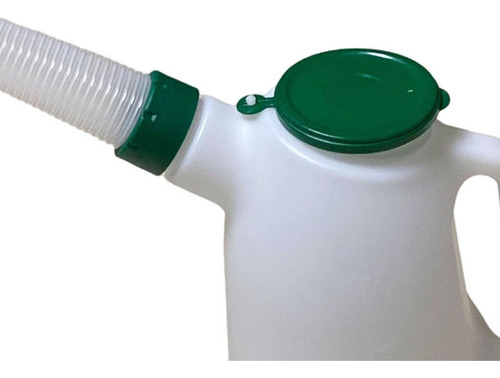 Jarra De Aceite Con Vertedor Flexible Y Tapa, 2 Litros