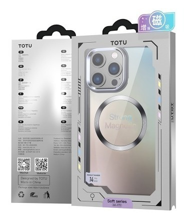 Imagen 1 de 7 de Estuche - Forro Totu Crystal Magsafe Apple iPhone 14 Pro Max