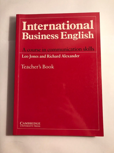 International Business English. Teacher's Book. Economico