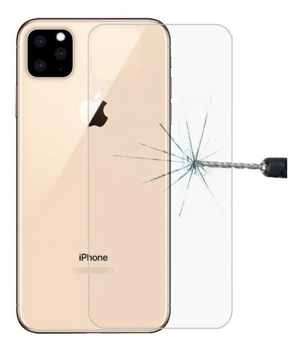 Lamina De Vidrio Templado Para Trasera De iPhone 11 Pro