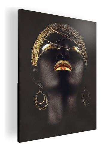 Cuadro Moderno Mural Poster Black Beauty 42x60 Mdf Armazón N/a