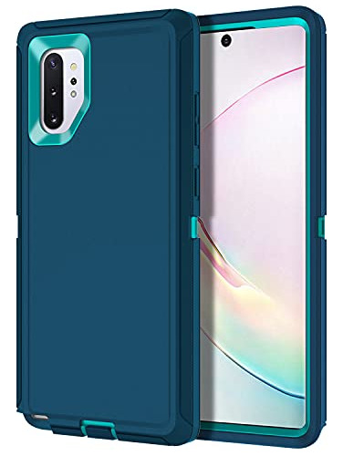 Funda Para Galaxy Note 10 Plus Turquesa Uso Rudo Durable -02