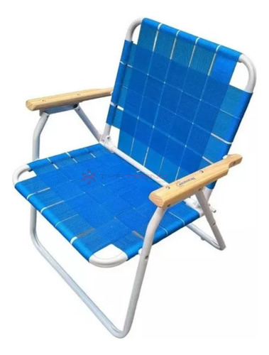 Sillon Playero Reposera Plegable De Acero Super Oferta