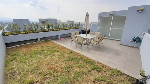 Penthouse Dos Niveles En Fuentes Del Bosque Tepepan Con Jardin De 166 M²