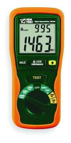 Bateria Operated Megohmmeter 1000v