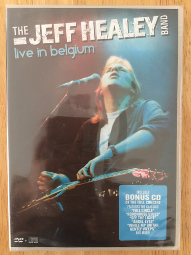 Dvd + Cd The Jeff Healey Band Live In Belgium 1ª Prensagem!!