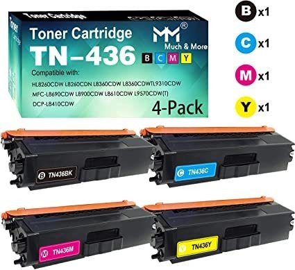 (4-pack, B + C + M + Y) Reemplazo Mucho Y Más Compatible Car