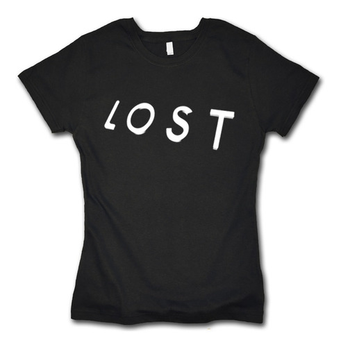 Lost Perdidos Playera Intro Logo Para Mujer